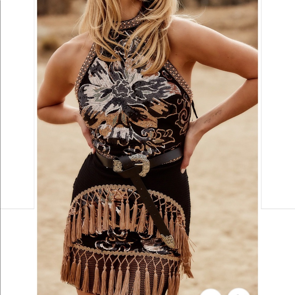 12th tribe fringe dress